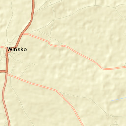Wińsko Street Map