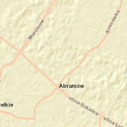 Abramów Street Map