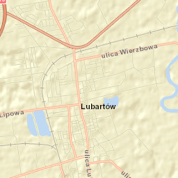 Lubartów Street Map