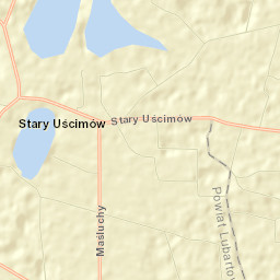 Uścimów Stary Street Map