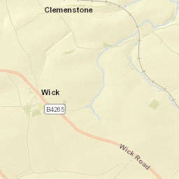 Wick Street Map