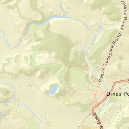Dinas Powys Street Map