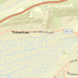 Causeway, North Somerset, UK Street Map