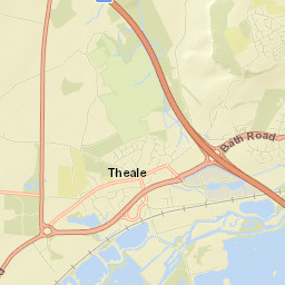 Theale Street Map