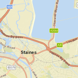 Staines Street Map