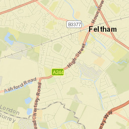 Feltham Street Map