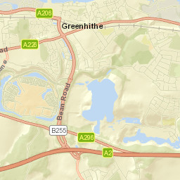 Greenhithe Street Map