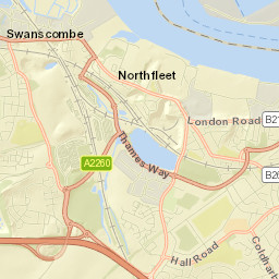 Swanscombe Street Map