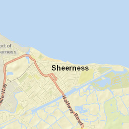 Sheerness Street Map