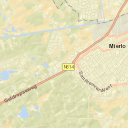 Mierlo Street Map