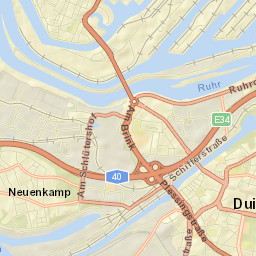 Duisburg Street Map