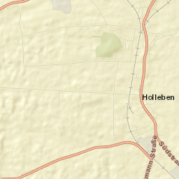 Holleben Street Map
