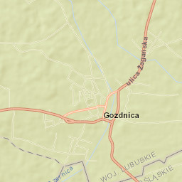 Gozdnica Street Map