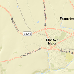 Llantwit Major Street Map