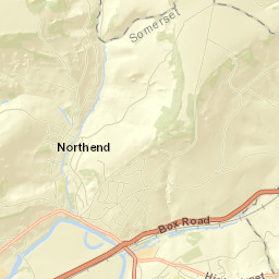 Ostlings Lane, Bathford, Bath and North Street Map