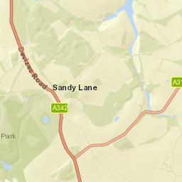 A3102, Calne, Wiltshire SN11, UK Street Map