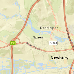 Wharf Rd, Newbury, West Berkshire RG14 Street Map