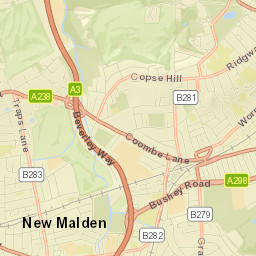 B281, London, Greater London SW19 4UD Street Map