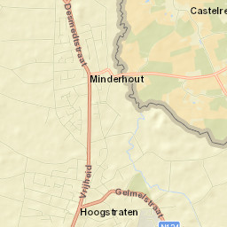 Hoogstraten Street Map