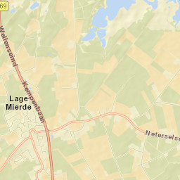 Lage Mierde Street Map