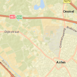 Asten Street Map
