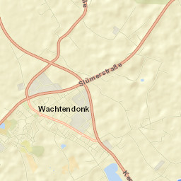 Wachtendonk Street Map