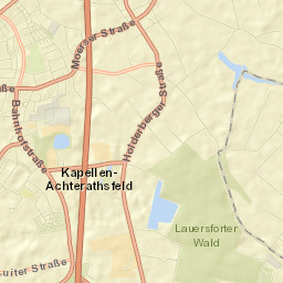 Düsseldorf District Street Map