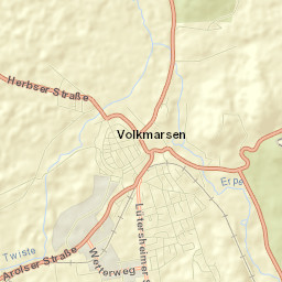 Volkmarsen Street Map