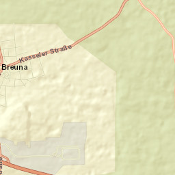 Breuna Street Map