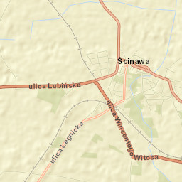 Ścinawa Street Map