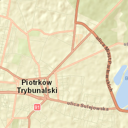Piotrków Trybunalski Street Map