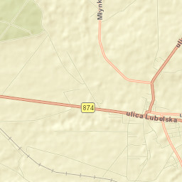 Powiat puławski Street Map