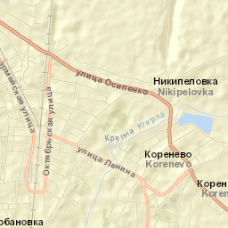 Korenëvo Street Map