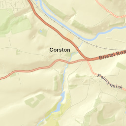 Corston Ln, Bath, Bath and North East Somerset BA2, UK Street Map