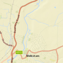 Melksham Street Map