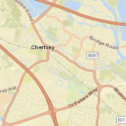 Chertsey Street Map