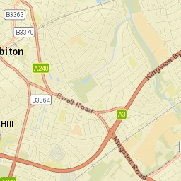 Surbiton Street Map