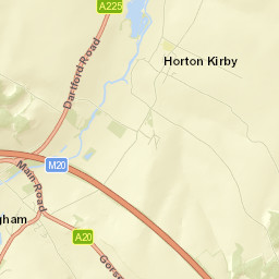 Horton Kirby Street Map