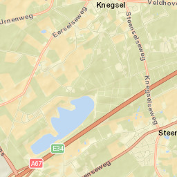 Steensel Street Map