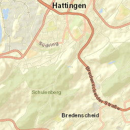 Hattingen Street Map