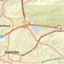 Iserlohn Street Map
