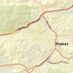 Hemer Street Map
