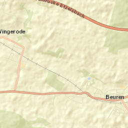 Wingerode Street Map
