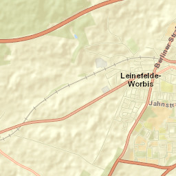 Leinefelde-Worbis Street Map