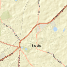 Taucha Street Map