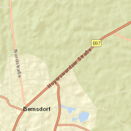 Bernsdorf Street Map