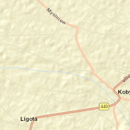 Kobyla Góra Street Map