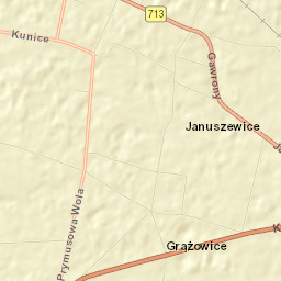 Powiat opoczyński Street Map