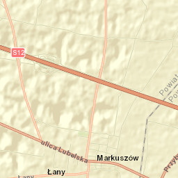 Markuszów Street Map