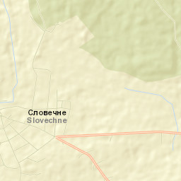 Slovechne Street Map